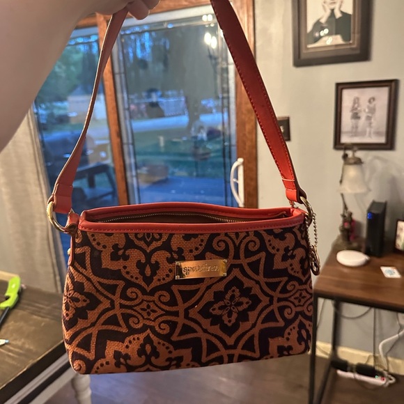 Spartina 449 Red and Black Floral Clutch - Picture 8 of 8